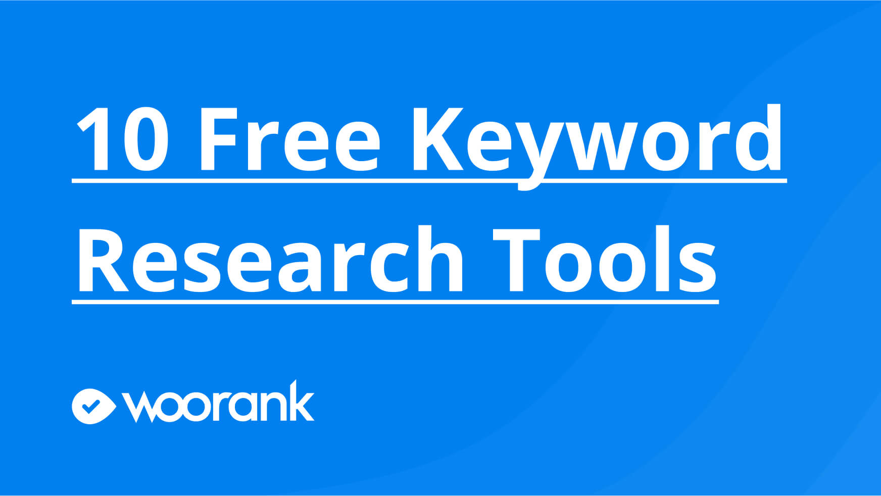Keyword research SEO ka foundation hai, aur Ubersuggest beginners ke liye best free tool hai.