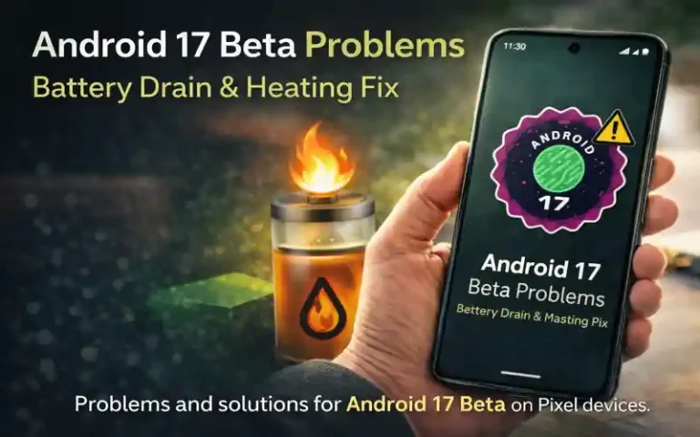 android 17 beta problems on Pixel battery drain and heating issue