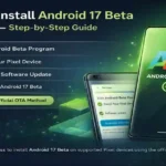 how to install android 17 beta on pixel step by step