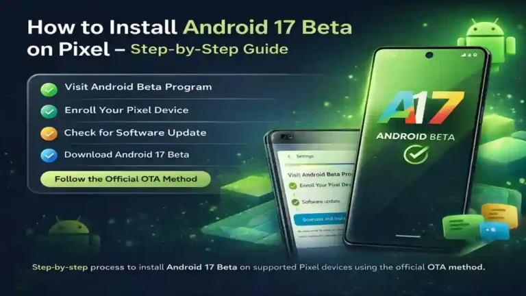how to install android 17 beta on pixel step by step