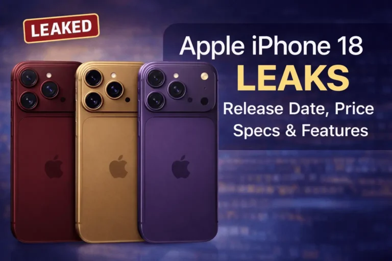 Apple iPhone 18 leaks release date price specs and features