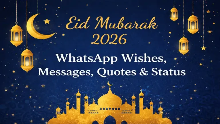 Eid-ul-Fitr 2026 WhatsApp wishes messages quotes status